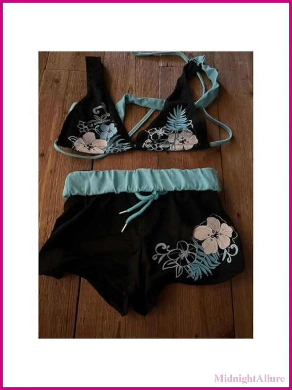 Y2K Halter Bikini Set Women Two Piece Swimsuit Cute Beach Outfits 2025